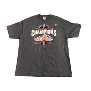 San Francisco Giants Shirt Mens MLB Baseball 2010 NLDS Playoffs Majestic XL